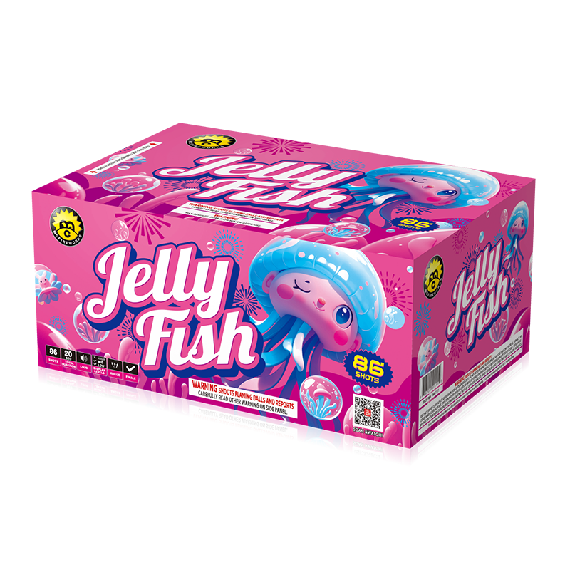 Jelly Fish 86 طلقات 200 جم من الكعكة MC111