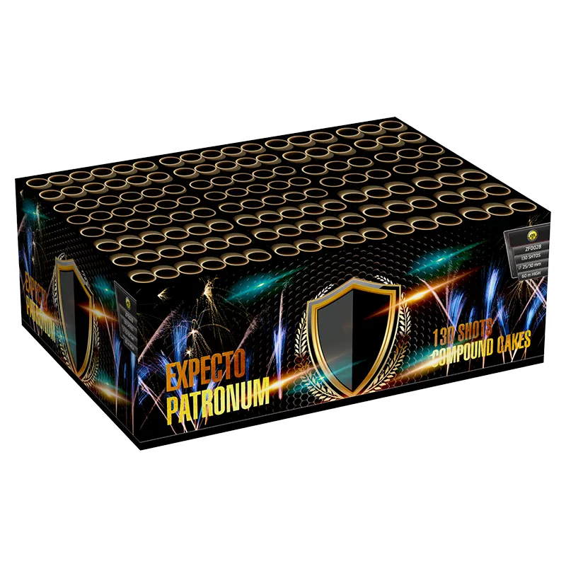 Expecto Patronum 130 طلقات مركبة كعكة ZF0028