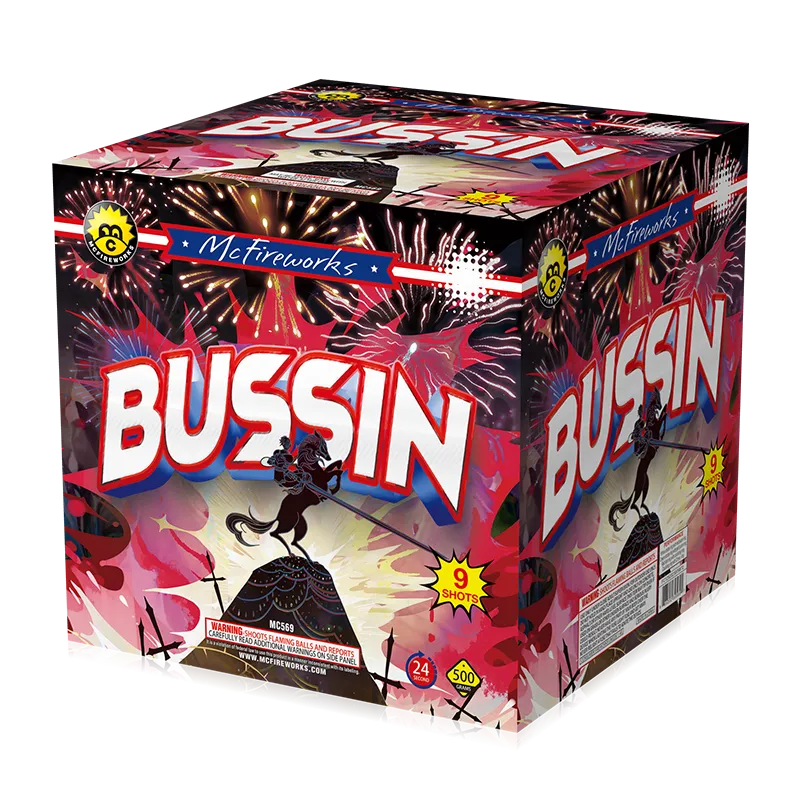Bussin 9 طلقات 500G كعكة MC569