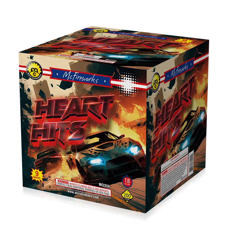 Heart يضرب 9 طلقات 200 جم كعكة MC225A