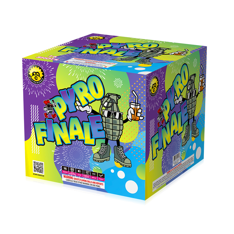 Pyro Finale 16 طلقات 500g كعكة التشويش MC517