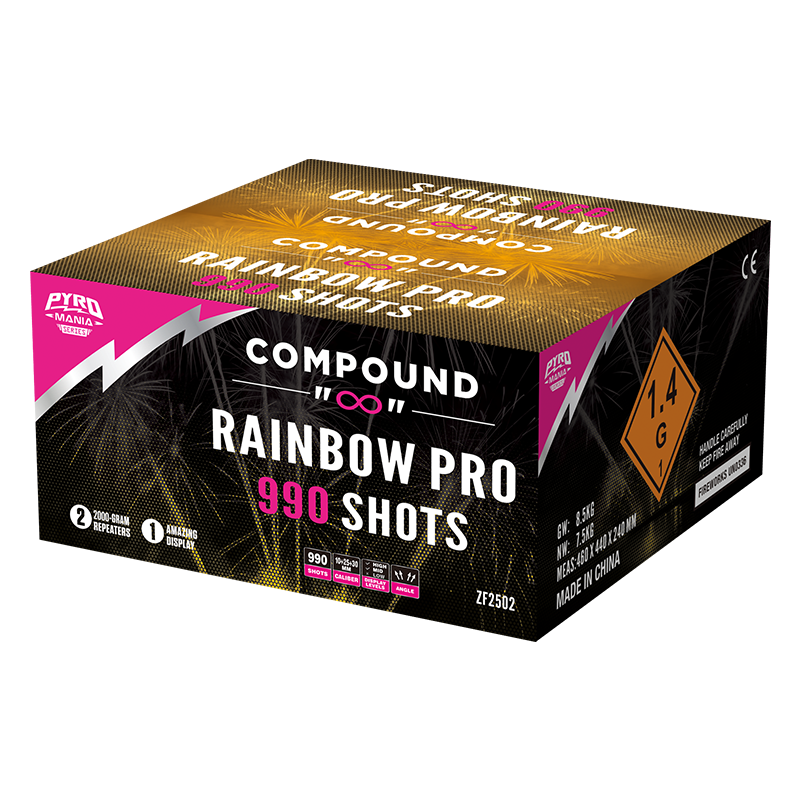 Rainbow Pro 990 لقطات شمعة رومانية كعكة ZF2502