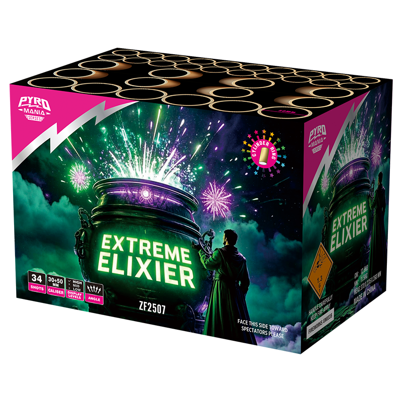 Extreme Elixier 34 طلقات مع Cylinder Shell Cake ZF2507