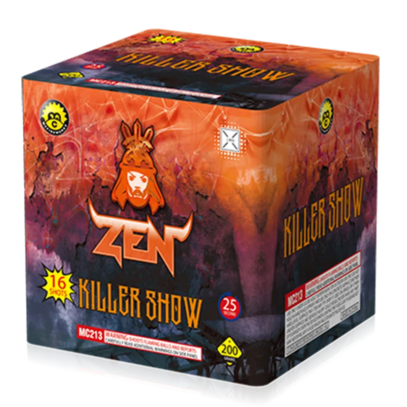 Killer Show 16 طلقة 200 جرام كعكة MC213