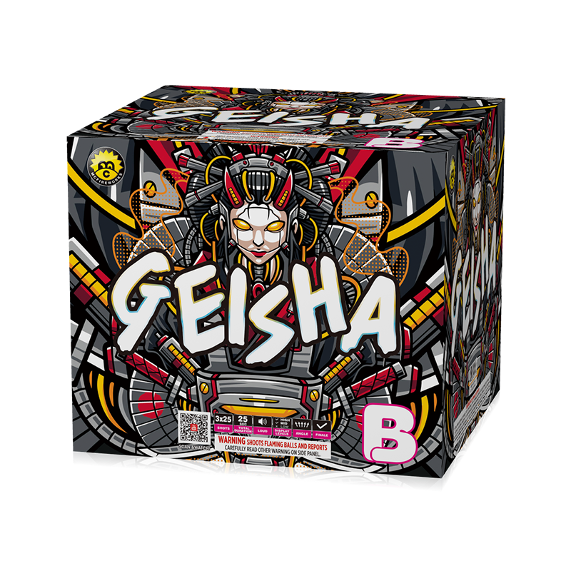 Geisha 25 طلقات 500g كعكة التشويش MC579