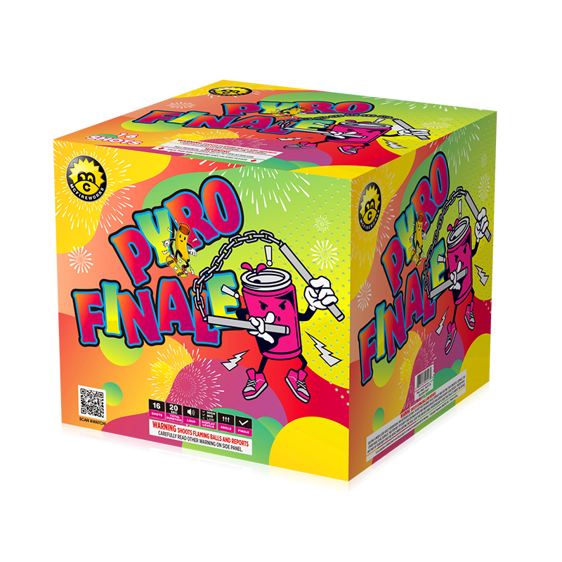 Pyro Finale 16 طلقات 500g كعكة التشويش MC517