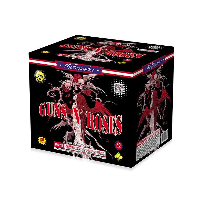 البنادق N 'Roses 20 طلقات 500g كعكة MC535